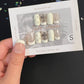 白色短款法式克罗心044
