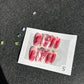 长款红色血染玫瑰🌹055