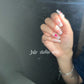 LONG COFFIN|BLUSH NAILS |RED PEARL AND SHINNING LIKED DIAMOND