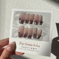 LONG COFFIN |SOFT PURPLE | SHINNING NAILS