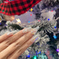 圣诞🎄长梯形雪花圣诞仙女款M001