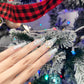 圣诞🎄长梯形雪花圣诞仙女款M001