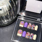 D203短甲short  purple heart French tips